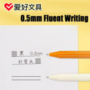 3Pcs AIHAO 4832 Rilakkuma Gel Pens 0.5mm Fine Point Black Pens For Journaling Kawaii School Student Supplies Stationery
