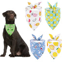 The Orchard | Fruit-Floral Adjustable Dog Bandana for Small, Medium & Large Breeds