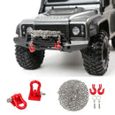 RS RC拖车钩金属配件升级，适用于1:10 RC攀爬车Redcat Gen8 VS4-10 Axial SCX10 90046 AXI03007 Capra