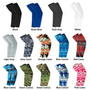 2PC Anti-sunburn Arm Sleeves Exposed Thumb Warmers Sports Sleeve Sunscreen Hand Cover Cooling Warmer for Running Fishing Cycling