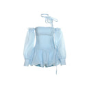 Sylcue 2023 Summer Party Formal Retro Princess Senior Texture Intellectual Elegant Avant-Garde Personalized Women'S Cool Dress