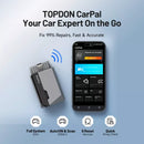 TOPDON CarPal OBD2 汽车代码阅读器扫描仪 汽车健康检查 烟雾检查 电池测试 全系统扫描 6 项复位服务