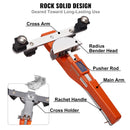 SucceBuy Pipe Tube Bender Ratcheting Reverse Tubing Bending Tools 7 Dies Pipe Cutter for Air Conditioning Refrigerator Repair