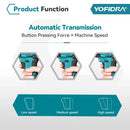 YOFIDRA 1/2" 1000N.M Brushless Electric Impact Wrench Handheld Cordless Car Screwdriver Drill Socket Set For Makita Battery Pin