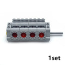 Technical Motor Parts engine Multi Power Functions Tool 8293 8883 PF Sets Train Engine M L Motor Building Blocks Leduo All Brand