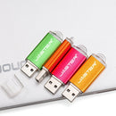 Colorful Mini USB Flash Drive 64GB Free Key Chain Pen Drive 32GB Creative Business Gift Memory Stick Black Red Purple Pendrive