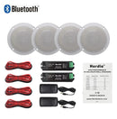 4 Inch 160W Marine Waterproof Bluetooth Speakers For ATV UTV SPA Golf Motorcycle Boat SPA UV-Proof Outdoor Indoor Music Speaker