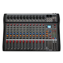 DEPUSHENG DX12 专业调音台 12通道录音棚调音台 USB MP3输入 48V幻象电源 DJ调音台
