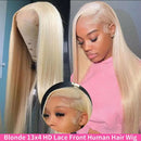 The Blonde Standard | 613 Bone Straight Human Hair Wig with Invisible HD Lace