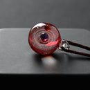 BOEYCJR Universe Glass Bead Planets Pendant Necklace Galaxy Rope Chain Solar System Design Necklace for Women Christams Gift