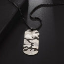 Titanium Steel Dumbbell Pendant Gym Fitness Equipment Barbell Necklace Domineering Muscular Men Fitness Leisure Sports Jewelry