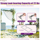 The Aisle | 3x6m Heavy-Duty Galvanized Wedding Backdrop Frame Kit for Events & Banquets