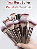 The Precision Trio | Professional Mink Hair Makeup Brush Set