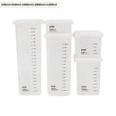 WBBOOMING Plastic Sealed Cans Kitchen Storage Box Transparent Food Canister Keep Fresh New Clear Container In Different Capacity