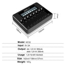 PALO 4/8 Slot 1.2V Smart Battery Charger LCD Display for AA AAA NiCd NiMh Rechargeable Battery LR03 LR06 Batteries Fast Charging