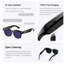 800W Pixel Camera Smart Glasses Video Recording AI Photo Recognition Bluetooth Call Voice Translation Sunglasses For Men Women