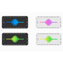JUMPEAK 5V 3针 ARGB 风扇集线器分路器带4针 PWM 遥控器，适用于 PC 电脑散热同步 CPU 散热器 LED 灯条