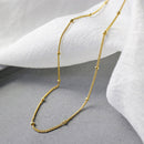 ANDYWEN 100% 925 Sterling Silver Choker Necklace 35cm+5cm Short Chain Gold Thin Slim Luxury Beads Jewelry Rock Punk Jewels