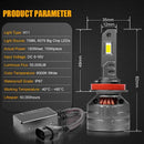 150W 50000LM H7 H11 LED 大灯泡 9005 9006 涡轮头灯 6000K 白色大灯泡 汽车灯泡配件