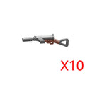WWII Military Building Blocks Accessories Soldier Figures Weapons Box Rifle Submachine Gun AKM Shield Mini Brick Toy K003 Gift