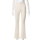 Solid Slim Fit Streetwear Women Pants High Waist Y2k Clothes Pantalones Aesthetic Fashion Trousers Full Length Roupas Femininas
