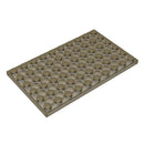 高砖 10个 MOC 板 6 x 10 兼容 3033 拼装颗粒积木零件 DIY积木块科技零件玩具