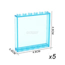 MARUMINE MOC Build Block Part Window Glass House Transparent Wall Panel 87552 87544 60581 87543 59349 Creative Brick Accessories