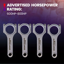 4pcs Racing 4340 H Beam Connecting Rod Con Rods Conrod for Volvo B230 ARP Bolts