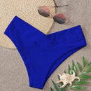 Sexy V Cheeky Women's Bikini Thong Bottom Brazilian Semi Swimwear Beachwear Bathing Balck Sexy Ladies Females Swimming