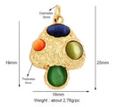 3D Fruit Strawberry Grape Mango Pineapple Water Melon Cherry Banana Charm Pendant , Jewelry Necklace Bracelet Making Supply M15
