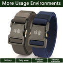 TUSHI New Men's Belt Outdoor Hunting Tactics Belt Multi functional Buckle Nylon Belt High Quality Marine Corps Canvas Belt