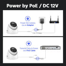 ANNKE C1200 智能双光 12MP 超高清 PoE IP 摄像机 内置麦克风 监控安防摄像头 彩色红外夜视 IP67