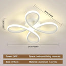 Modern LED Ceiling Light, 30W 3400LM Ceiling Lamp, LED Ceiling Light Fixture for Bedroom Living Room, Dining Room Kitchen