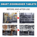 6pcs Dishwasher Cleaner Tablets Strong Dirt and Oil Removal Cleaning Sheet Descaling Detergent Tablets Kitchen Cleaning Tools