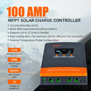 The Solar Sentinel | 100A MPPT Solar Charge Controller 12V-48V