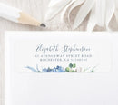 50pcs Custom Sticker Label, Personalized Return Address Labels Sticker, Wedding and Baby Shower Labels Stickers 5.7x2 cm