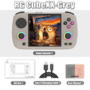 Anbernic RG CubeXX复古掌上游戏机 3.95英寸IPS屏幕 Linux系统 内置64G TF卡 5056款游戏 支持高清输出
