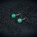 Game Valorant Earrings Valorant Sage Green Ball Pendant Earring Ear Clips for Women Men Cosplay Accessory Prop Gift