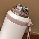 The Emberline | Double-Wall Vacuum Thermos Flask with Tea Strainer, 600/800ml