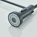 The Minimalist Retractable Kitchen Faucet in Brushed Stainless