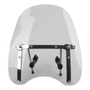 Universal Motorcycle 7/8" 1" Handlebar Deflector Windscreen Windshield Screen For Ducati Honda Harley Yamaha Wind Deflector
