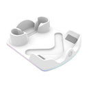 适用于Meta Quest 3S VR头显的充电底座，带RGB灯的快速充电站，适用于Meta Quest 3S/Quest 3/Quest 2的充电支架