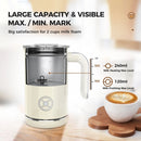 Cafelffe 4合1电动打奶器 起泡器 巧克力搅拌器 冷/热拿铁卡布奇诺全自动牛奶加热器 冷却器