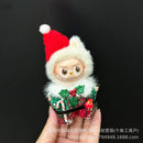 Labubu 配饰衣服 适用于 V1 V2 V3 V4 Labubu 圣诞鹿套装 Labubu 红色服装 圣诞时尚礼物