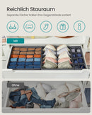 SONGMICS Set of 8 underwear Organizer Foldable Drawer Organizer closet storage box Cabinet