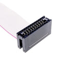 IDC型卡边连接器插槽 2.54毫米间距 10 14 16 20 24 26 30 34 40 50 60 64针PCB插座 带20厘米扁平电缆 1.27毫米