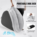 SucceBuy Orthopedic Human-Sized Dog Bed with Washable Fur Cover