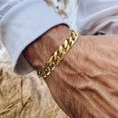 Vnox Basic Cuban Chain Bracelets for Men Women,Classic Stainless Steel 5/9mm Width Link Chain Wristband,Casual Hipster Jewelry