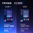 TEYES CC3L CC3 2K For LADA Granta Cross 2018 - 2023 Car Radio Multimedia Video Player Navigation stereo GPS Android 10 No 2din 2 din dvd