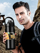 The Sentinel | 24-Hour Vacuum Insulated Tumbler with Straw